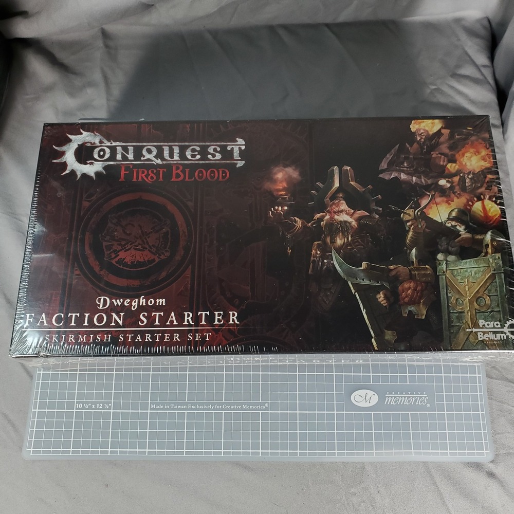 Dweghom First Blood Skirmish Starter Set Conquest Para Bellum AGDWEGFT1020 New
